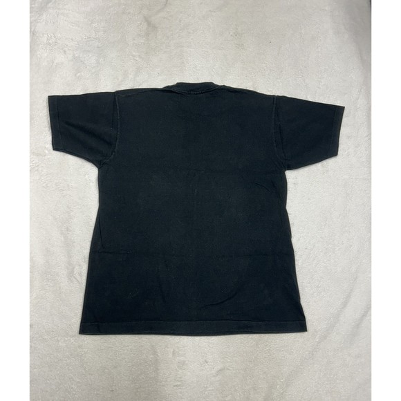 Vtg St. Thomas Virgin Islands Black Palm Tree Beach T-Shirt Single Stitch Size L - Picture 8 of 8